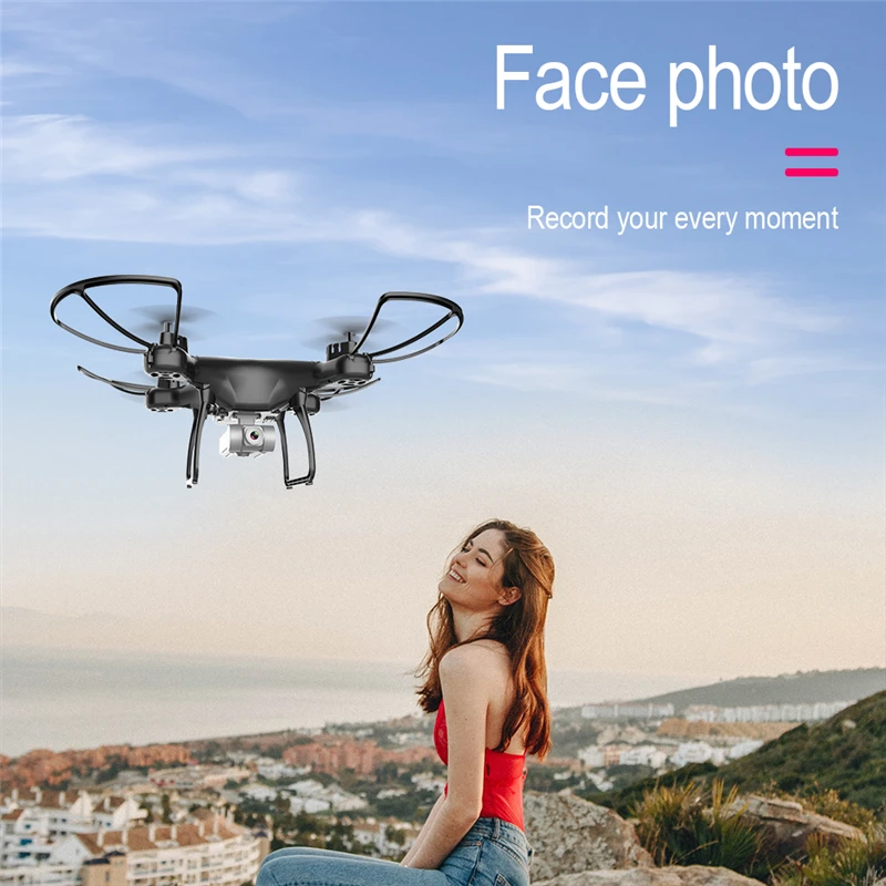 

F82 Drone Long Endurance 20 Minutes 4k Dual-camera Real-time Image Transmission Aircraft Fixed Altitude 4 Channels Rc Aircraft