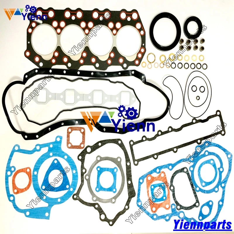 

For Mitsubishi S4Q S4Q2 Full Gasket Kit 32C94-00011 With Head Gasket For Mitsubishi FD15K FD18K Forklifts S4Q2 Engine Parts