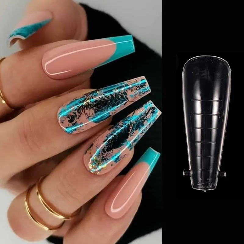 Изогнутые топовые формы быстросъемные двойная форма для ногтевой системы