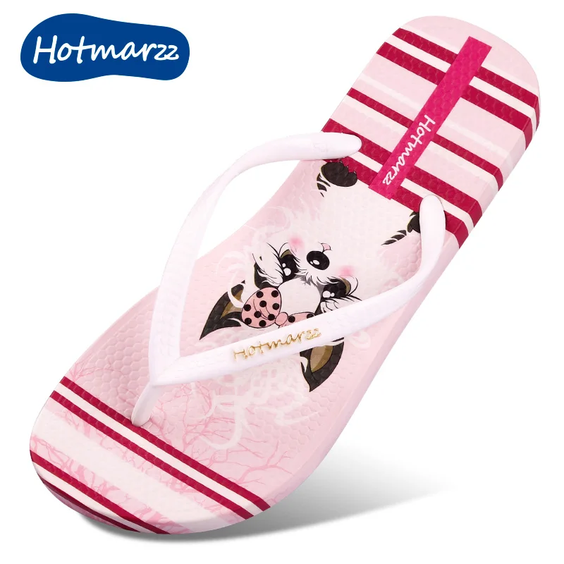 Женские сетчатые шлепанцы Hotmarzz красивые пляжные тапочки красного