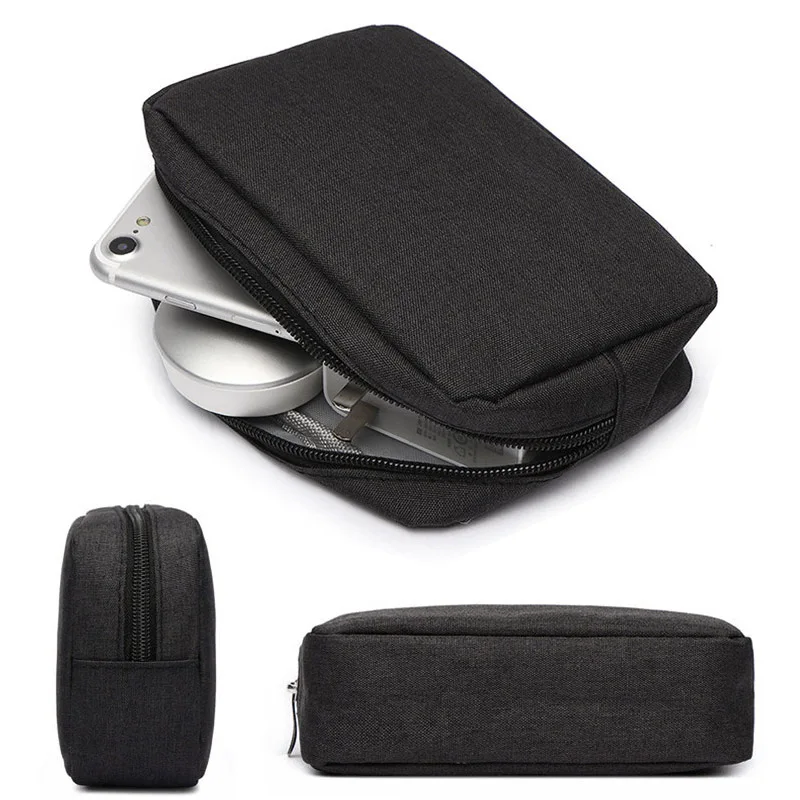 Дорожная цифровая сумка для хранения Портативный чехол органайзер на молнии