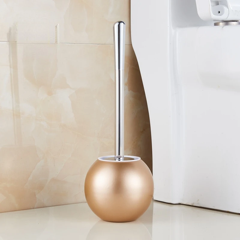 

Креативная круглая цветная щетка для унитаза в ванную комнату, без перфорации, держатель из нержавеющей стали