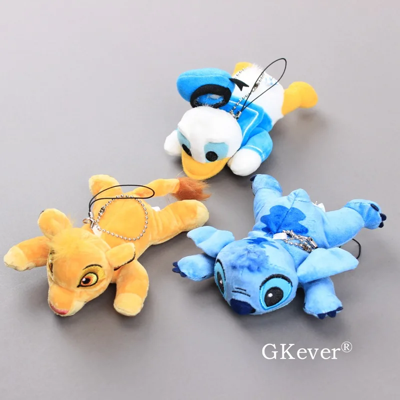 8-11 см Kawaii Duck Simba Плюшевый брелок мягкие животные милый Лев Король Simba плюшевые игрушки кукла детский подарок на день рождения