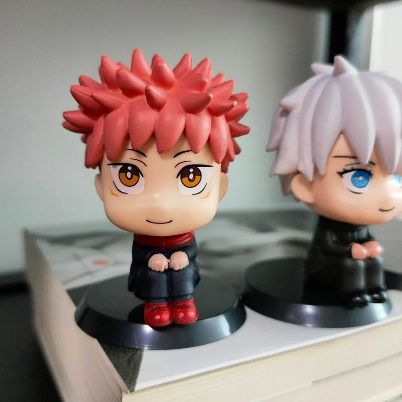 

5pcs/set Anime Jujutsu Kaisen Figures 6cm Cute Satoru Action PVC Model Toys Itadori Yuji Fushiguro Megumi Kugisaki Nobara Figure