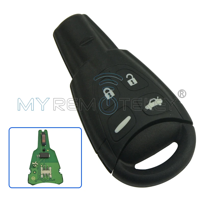 Смарт ключ 434 МГц 4 кнопки для SAAB 93 95 9 3 5 Автомобильный remtekey|buttons buttons|button 4button for car |