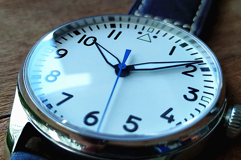 Сапфировое стекло или минеральное без логотипа белый циферблат японский VH31