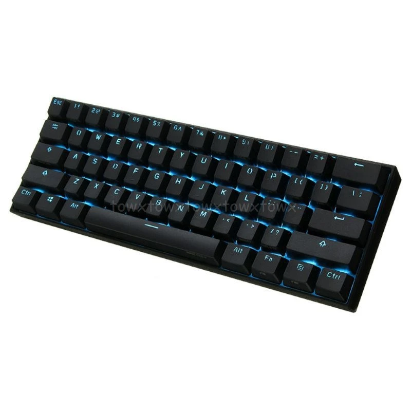 

Type-C RGB 61 Keys 60% Mechanical Keyboard Bluetooth 4.0 Kailh Box Switch Black And White Optional O24 19 dropship