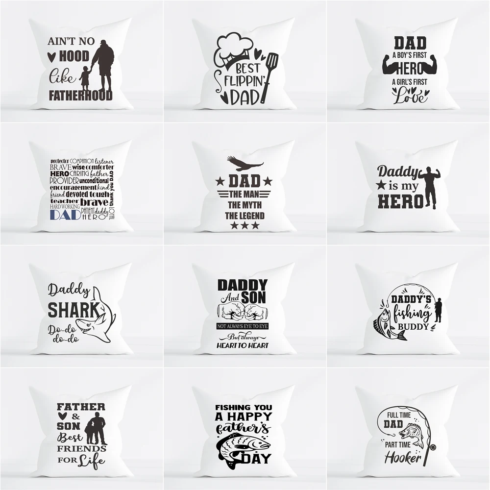 

Microfiber Throw Pillow Case Decorative Pillow Cover Pillowcase Home Décor for Sofa Couch (Family)