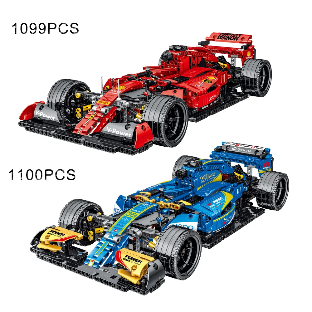 

Car Toys F1 Racing Car Model Building Creator City Technol Expert Super Speed Champions Formula Car Vehicle Bricks Birthday Gift