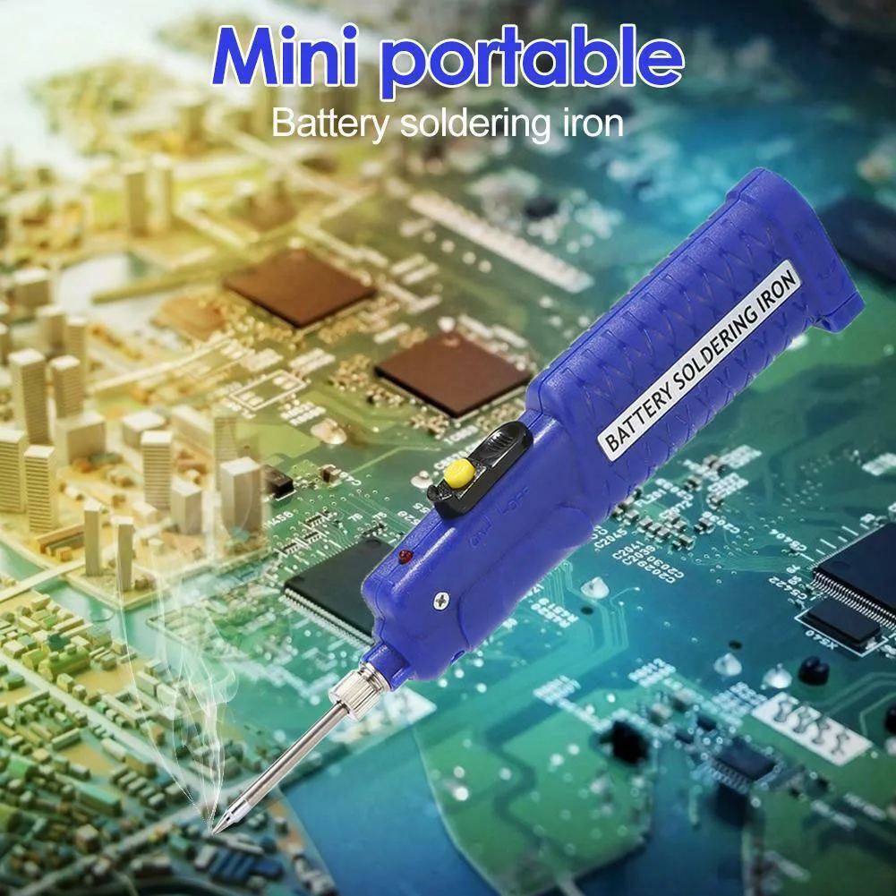 

Tool Battery Powered Mini Lightweight Tips Tin Pen Heat Resistant Portable Soldering Iron Electronic Welding Hand Held Repair