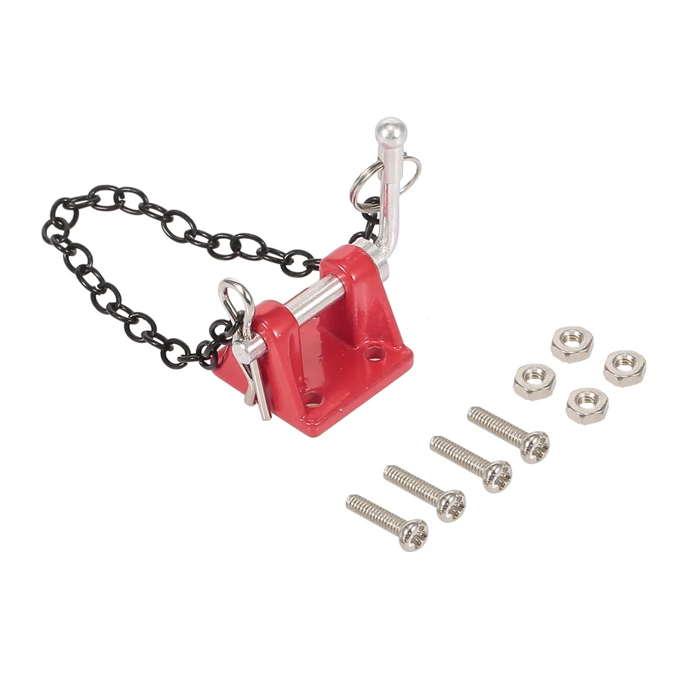 Металлическая буксировочная Скоба прицеп крюк набор для 1/10 осевой SCX10 TAMIYA CC01 RC4WD