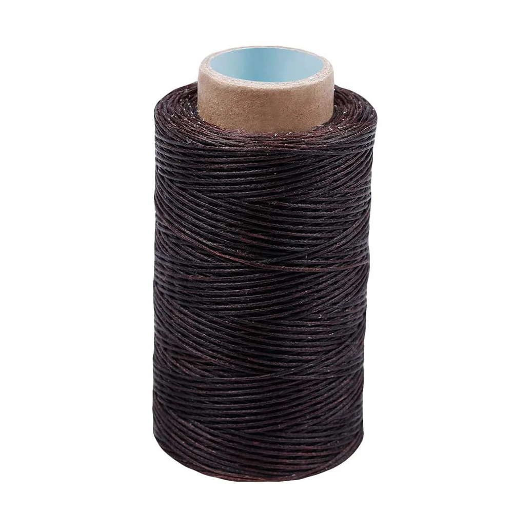 Вощеная нить для шитья кожи LMDZ, 284 ярдов, практичная длинная швейная нить для кожевенного ремесла, «сделай сам», для переплета книг, ремонта обуви