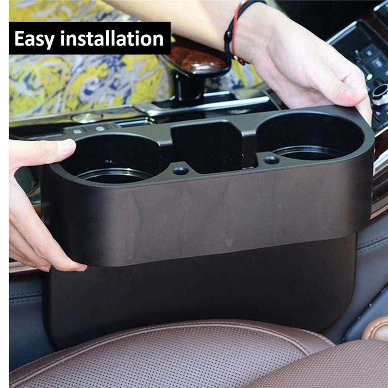 

Multifunction RACK Car Automatic Seat Gap Water Drink Bottle Can Phone Keys Organizer Universal Car Accessories Storage Holder