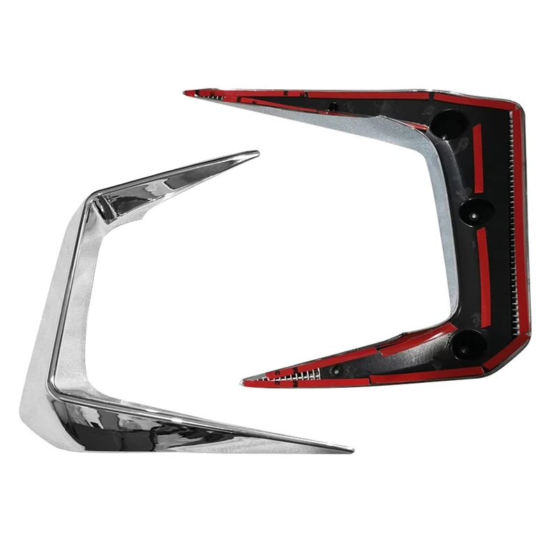 

2Pcs Front Foglight Eyebrow Eyelids Cover Trim Fog Light Lamp Protector for Toyota