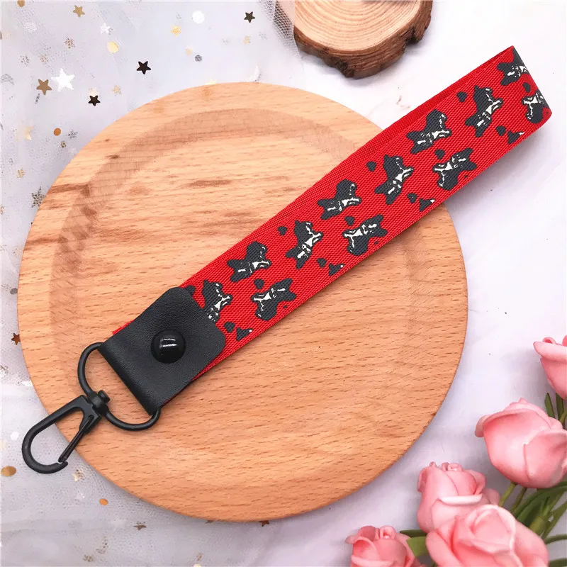 Новый ремешок на шею с рисунком собаки из мультфильма для ключей бейджа