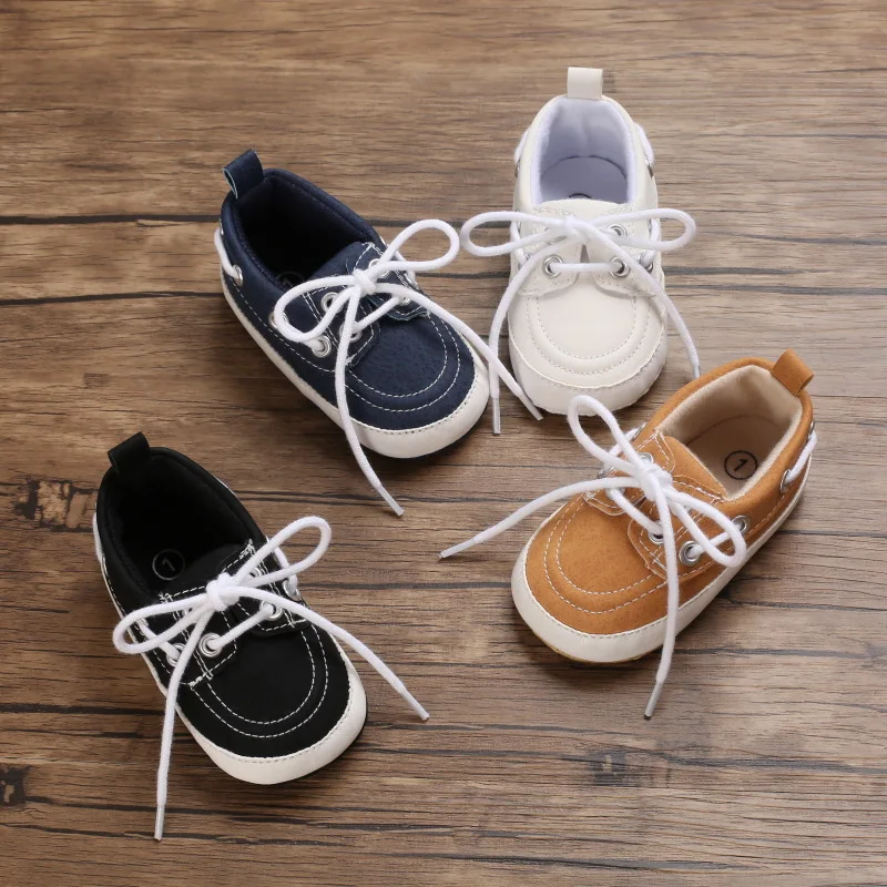 

Pu Toddler Shoes 0-1 Year Old Baby Shoes Soft-soled Baby Shoes 2022 Spring and Autumn Outsole Material Fashion Element Season