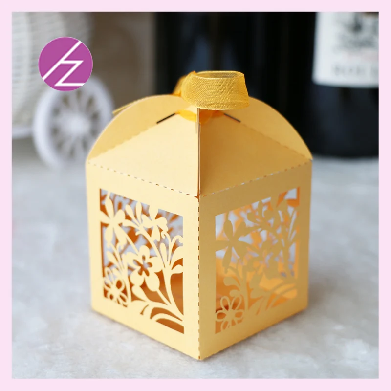 100 шт. декоративные коробки для конфет подарочные свадебных тортов|Коробки