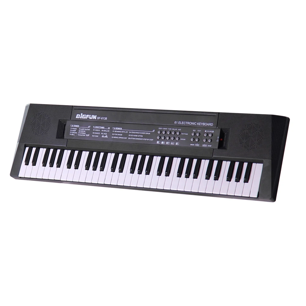

Цифровая Музыкальная электронная клавиатура, 61 клавиша, детское электрическое пианино для пианино, для студентов с микрофоном, музыкальный...