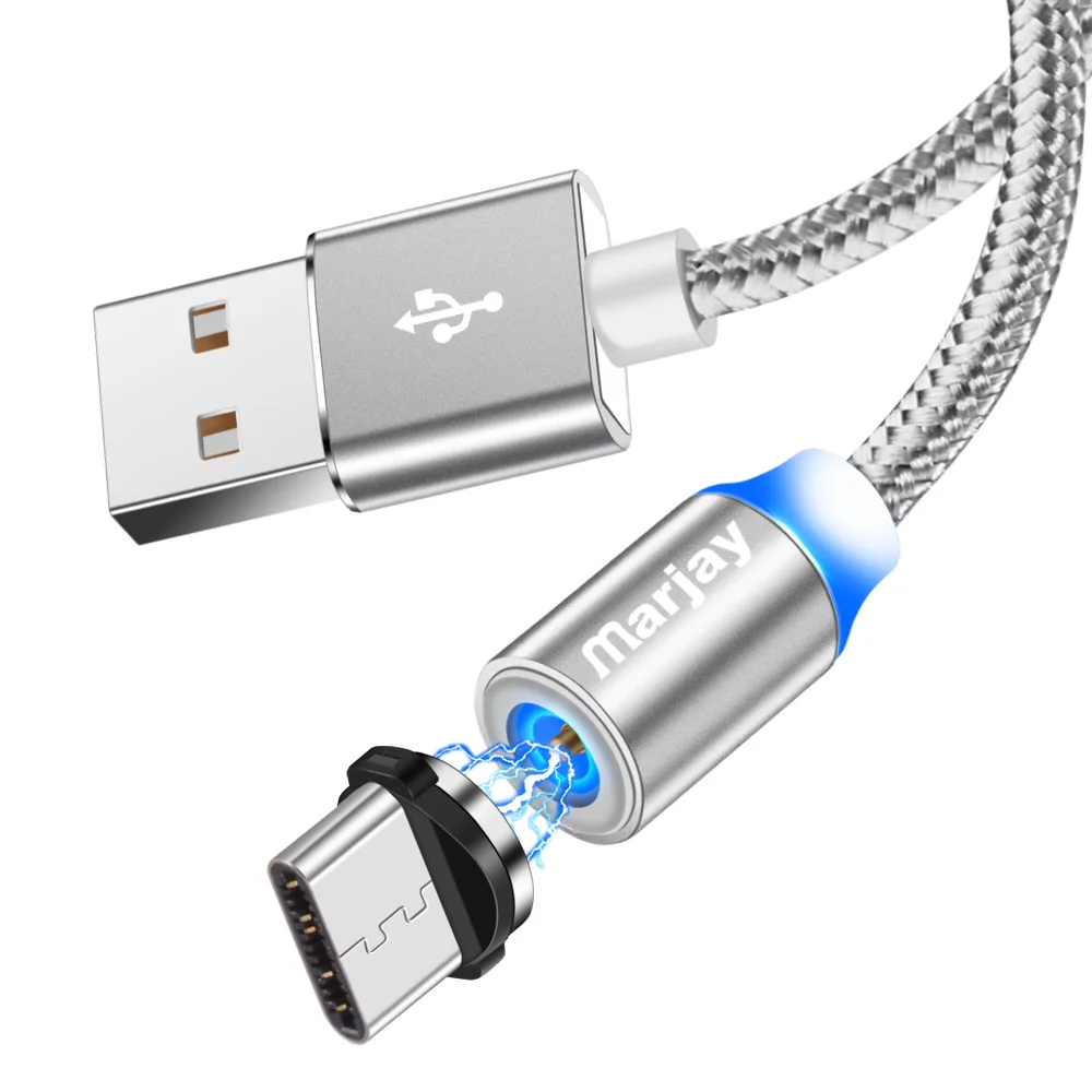 Магнитный кабель Marjay для быстрой зарядки usb type-C кабель для samsung S8 S9 S10 Plus huawei P30 Pro Xiaomi mi9 mi8 type-C шнур зарядного устройства