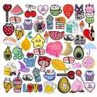 Мультяшные вышитые нашивки на детскую одежду, аппликация, термоклейкие нашивки, симпатичные стильные нашивки для одежды, наклейки, значки с животными