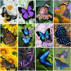 Алмазная 5D картина бабочка, Набор для вышивки крестом, мозаика из кристаллов, подарок, домашний декор