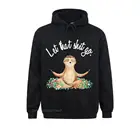 Пуловер с капюшоном для занятий йогой и надписью Let That Stuff Go