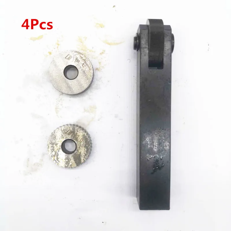 

Single wheel ruled Knurling Tool Kit 3pcs 0.5mm 1mm 2mm Wheel Linear Pitch Knurl Set Steel Lathe Cutter Wheel Knurling Tool Set