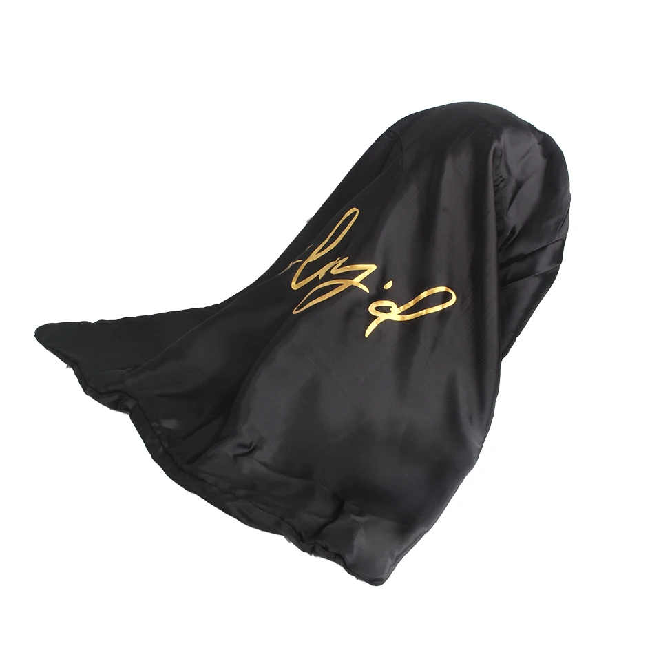 Подгонянные лого волосы компании комплекты упаковки длинный капот сатин экстра