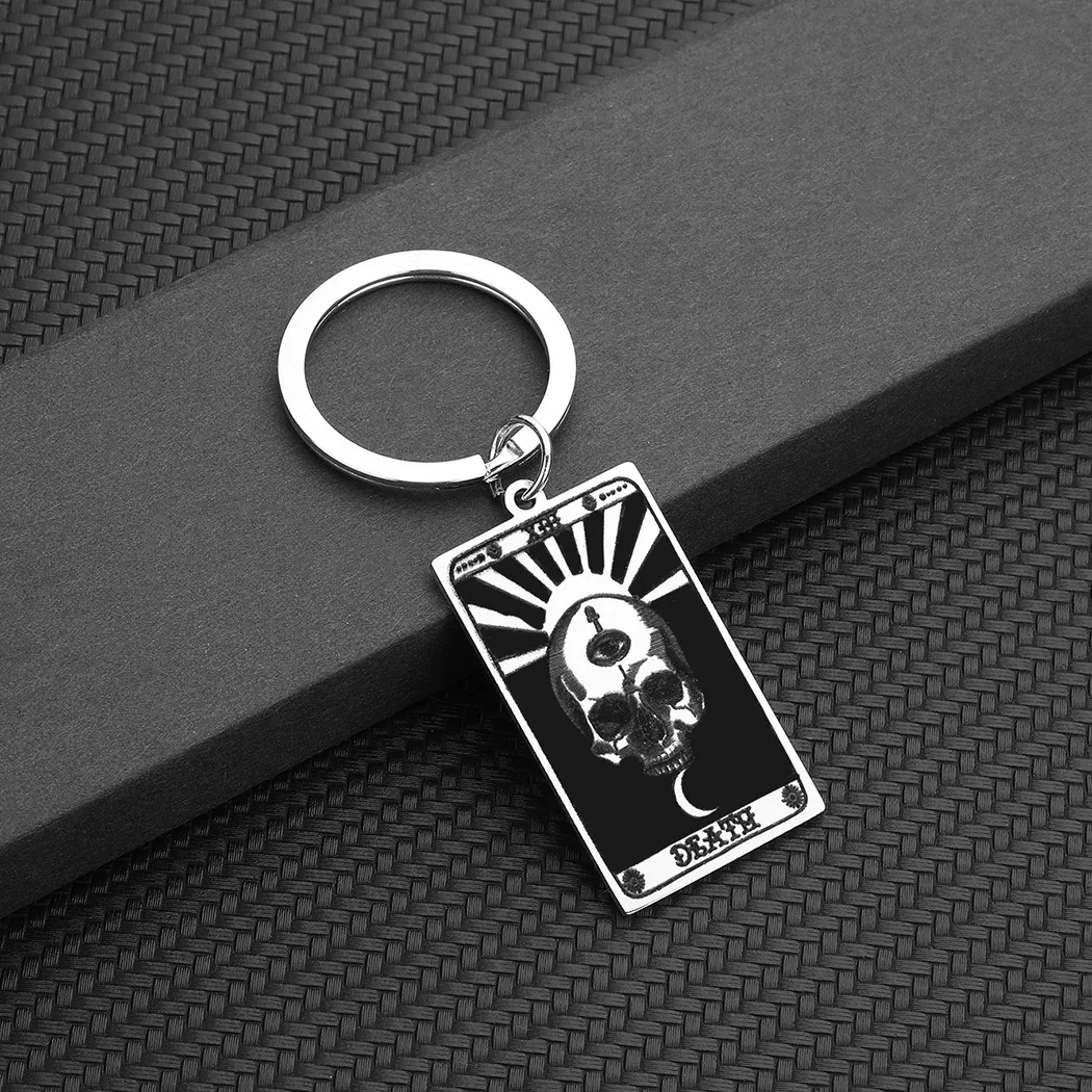 Модный брелок с картами из мажорной арканы Таро винтажный амулет ювелирные