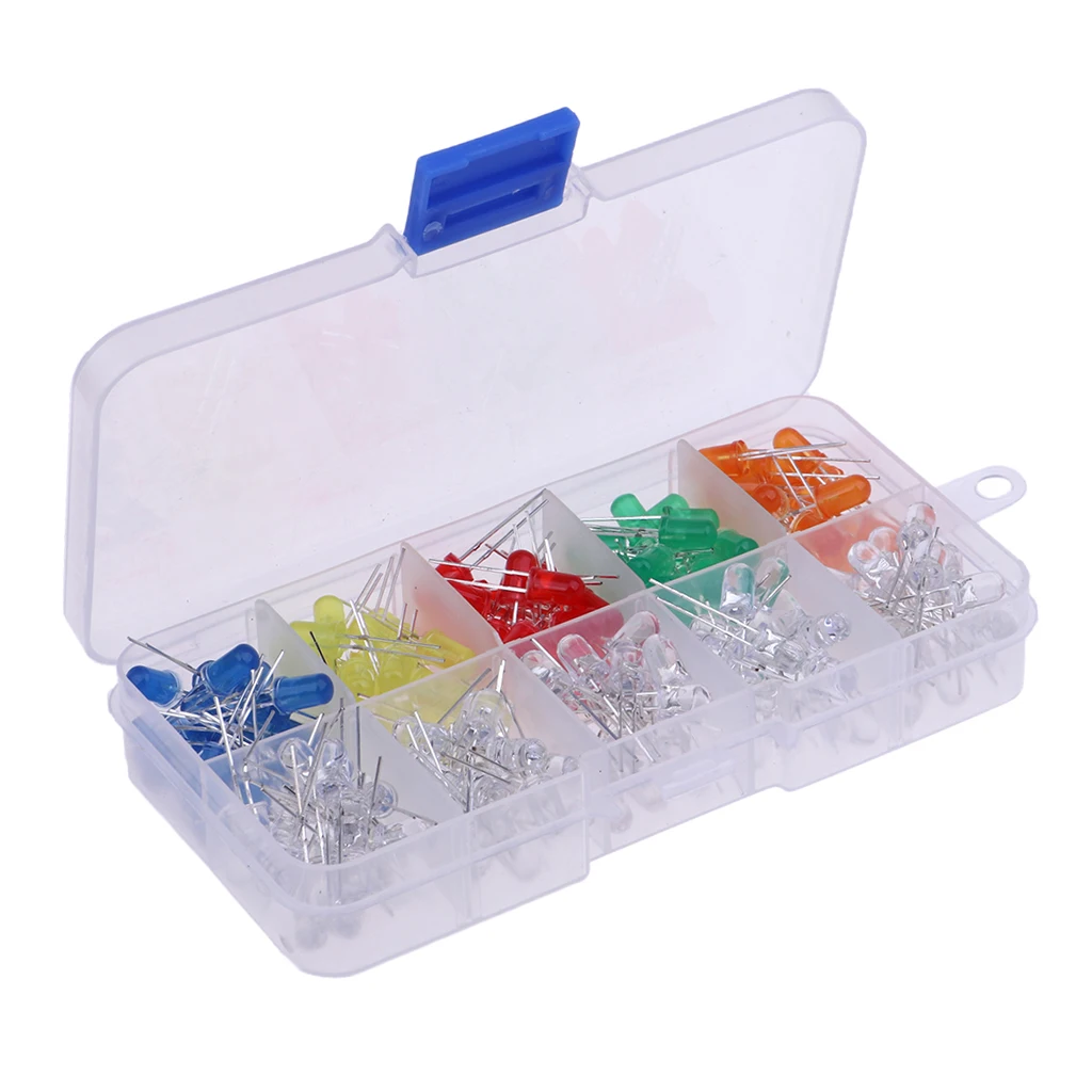 5 мм Рассеянный и прозрачный Ассорти набор светодиодов видов - Цена: 179,52 руб.