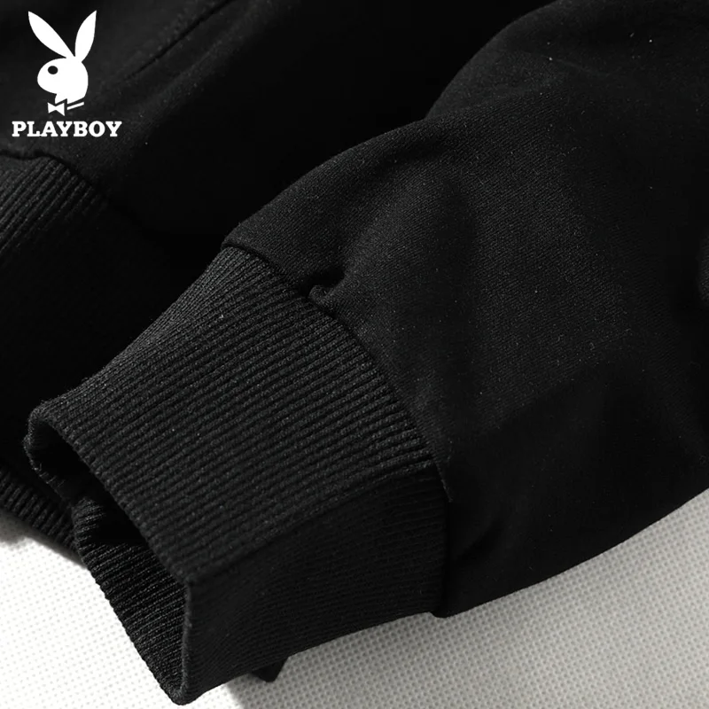 

PLAYBOY New Men Hoodies Sweatshirts Smile Print Headwear Hoodie Hip Hop Streetwear Clothing size Plus Size 3XL