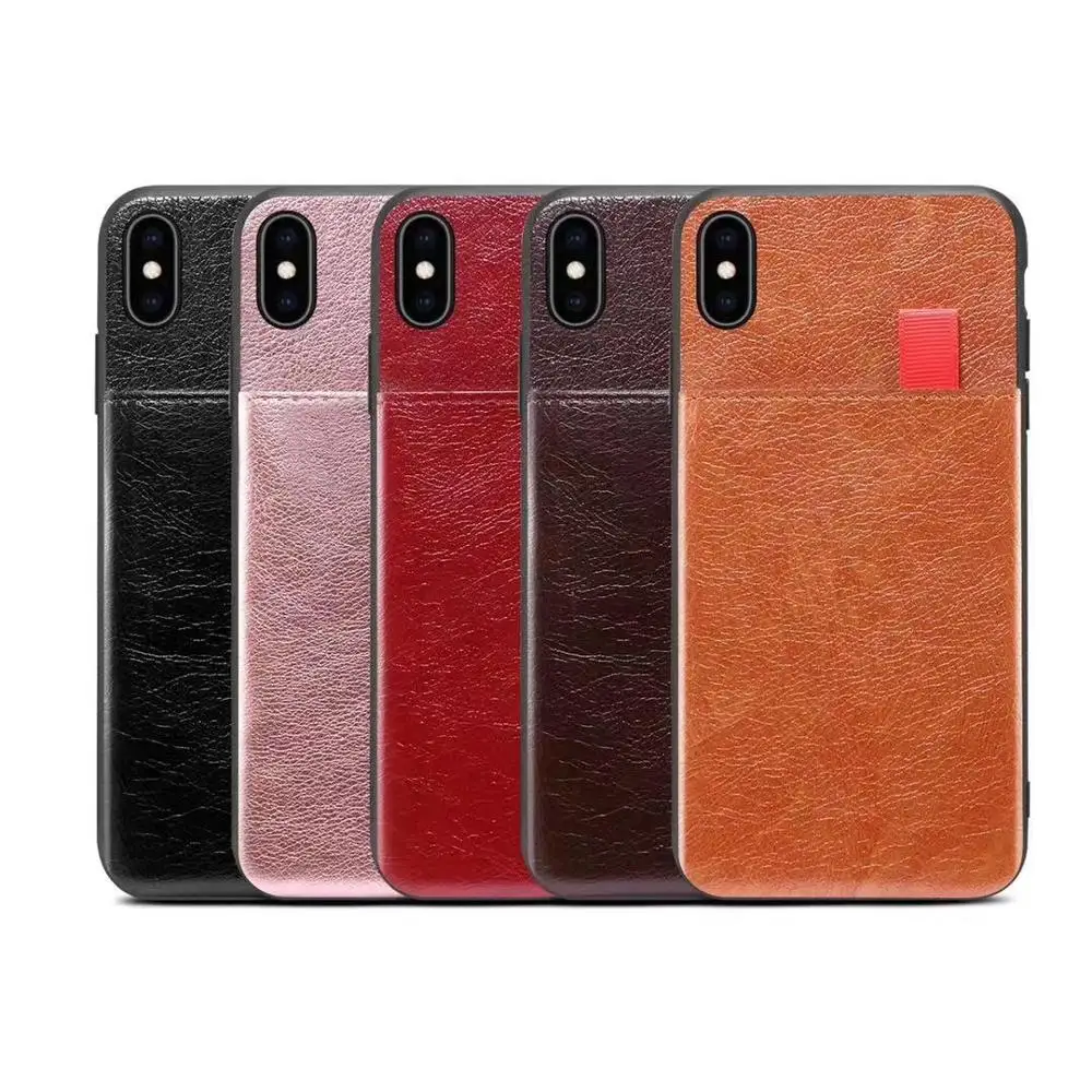 Cover For iPhone 11 Pro Max Case Retro PU Leather Card Slot Wallet Man X Xr Xs 6S 7 8 Plus Cases |