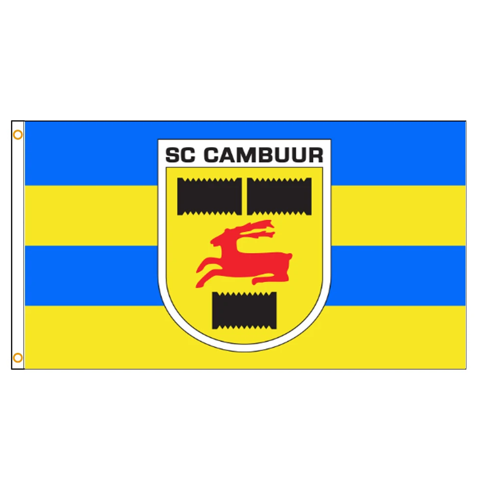 

90x150cm 3x5fts Netherlands SC Cambuur Leeuwarden Flag