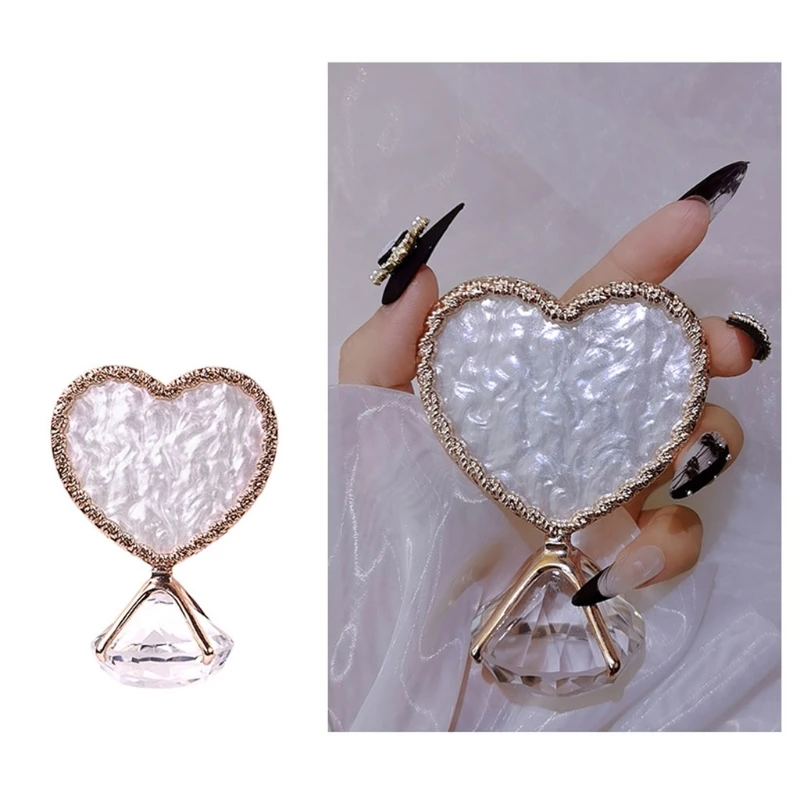 Round Heart Shape Color Mixing DIY Nail Art Display Manicure Tools False Nails Tips Display Board Photo Props