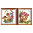 Набор для вышивки крестиком Joy Sunday, Набор для вышивки крестиком с принтом на холсте, домашний декор, настенный Декор для дома