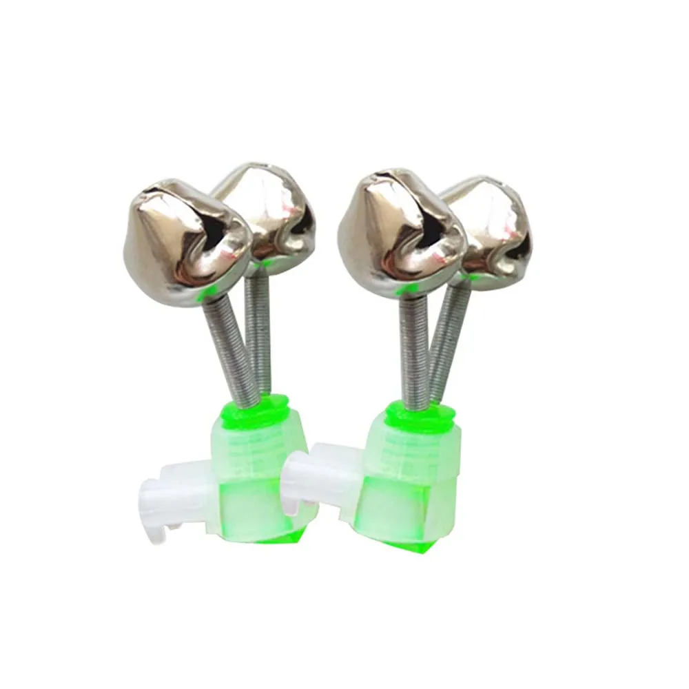 10 шт./компл. двойные спиральные колокольчики для рыбалки сигнализаторы укуса