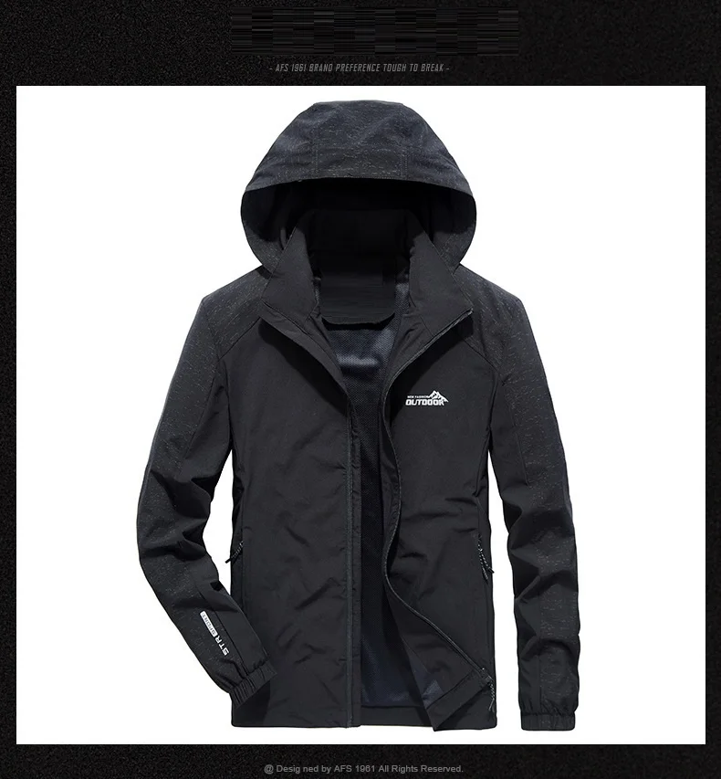 2019 Новое поступление модная мужская куртка с капюшоном футболка длинным рукавом