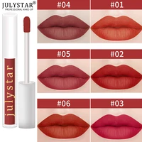 6 color liquid lipstick makeup sexy colors lips paint matte moisturizing lipstick waterproof long lasting lipgloss cosmetics