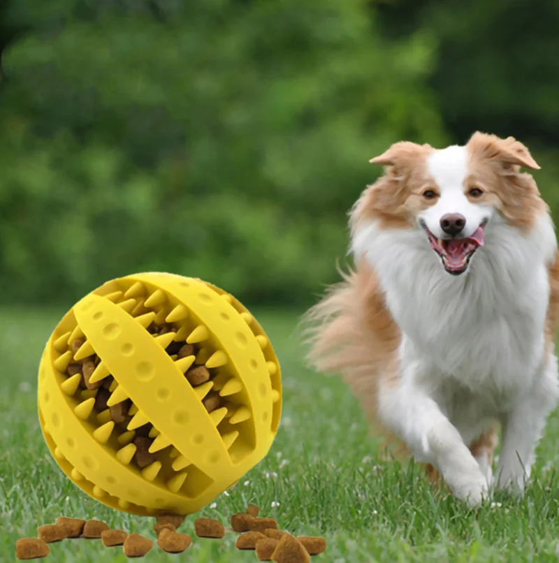 Мягкие игрушки для питомцев собак Забавный интерактивный эластичный шарик