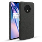 Для OnePlus 8 7T Pro Чехол тонкий Жесткий ПК тканая ткань матовая ткань Текстурированный чехол для Oneplus 7 Pro 8 pro One Plus 7T чехол Роскошный