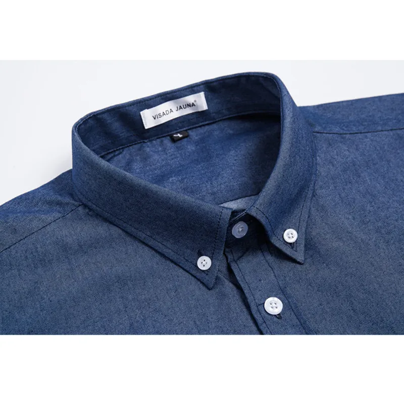 Мужская рубашка на пуговицах VISADA JUANA каждый день 2019|Повседневные рубашки| |