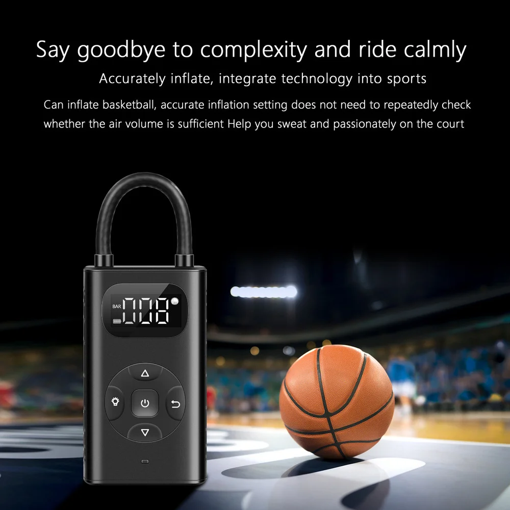 

Car Electrical Air Pump Mini Portable Wireless Tire Inflatable deflate Inflator Air Compressor Pump&TPMS Motorcycle Bicycle ball