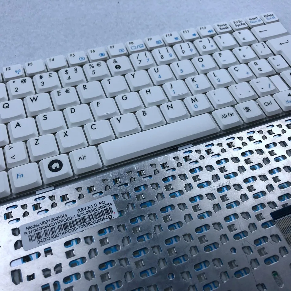 Португальская Клавиатура для ноутбука ASUS EeePC 1000 1000H 1000HA 1000HC 1000HD 1000HE черно-белая