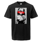 Японская аниме девушка вайфу Харадзюку Hentai 2021 летние мужские повседневные футболки Повседневный Топ с принтом Футболки с коротким рукавом дышащие футболки