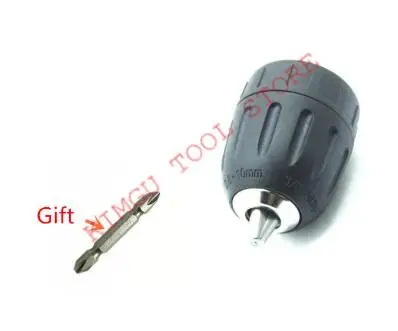 chuck Быстрозажимной патрон 1,0-10 мм 3/8-24UNF для BOSCH дрель-шуруповерт GBM10RE GSR18-2 GSR1080-2-LI TSR1080-2-LI GSR1200-2-LI - Цвет: chuck