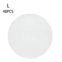 L 48Pcs Diameter20cm Антипригарный коврик для барбекю, высокобезопасный коврик для гриля барбекю, жаростойкий коврик 30x40x0,2 см для активного отдыха - Цвет: L 48Pcs Diameter20cm