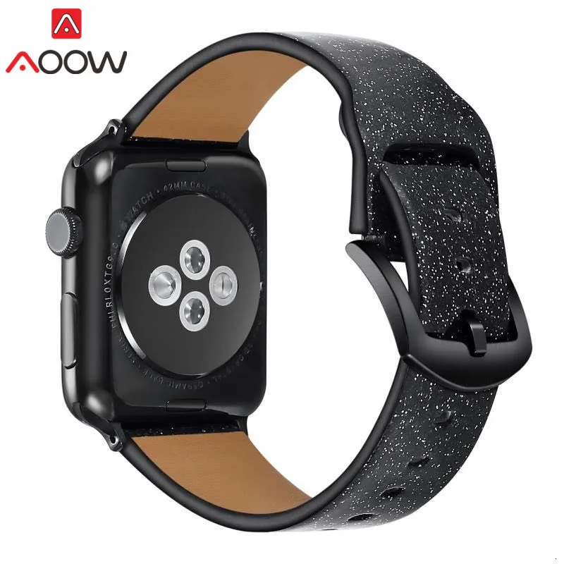 Ремешок для часов из натуральной кожи для Apple Watch 38 мм 42 мм 40 мм 44 мм Золотой браслет ремешок Карлос Корреа аксессуары для iwatch 1 2 3 4