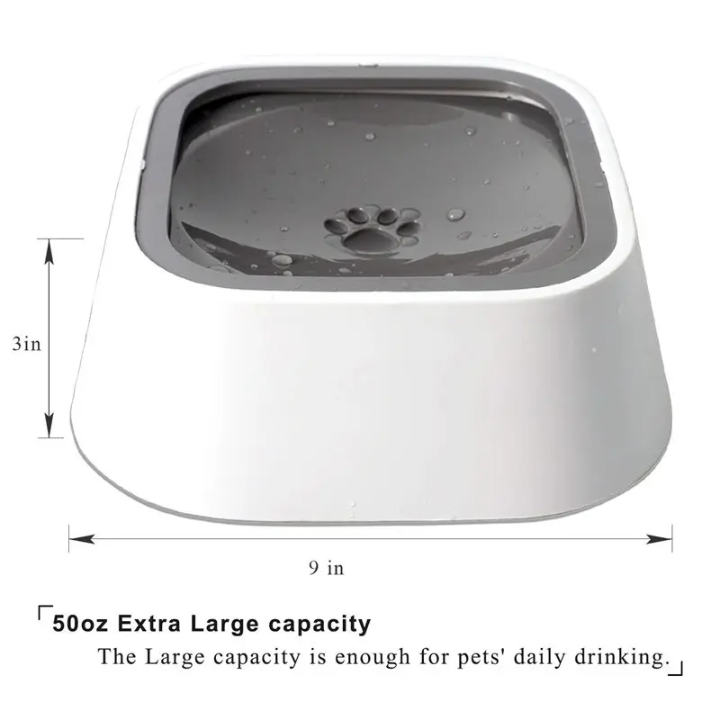 

Dog Water Bowl Vehicle Carried Floating Bowl Cat Water Bowl Slow Water Feeder Dispenser Anti-Overflow Pet Fountain Portable Car