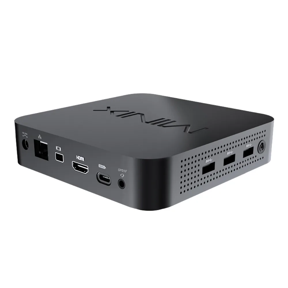 MINIX NEO J50C-4 официальный WINDOWS 10 PRO Серия Мини ПК Intel Pentium серебристый J5005 DDR4 4 ГБ/64 Гб HDMI 2,0 Vesa крепление мини ПК