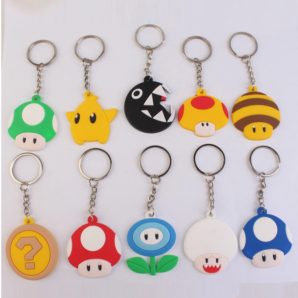 Брелок для ключей из ПВХ 10 шт. | Украшения и аксессуары